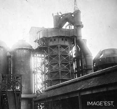 Hauts fourneaux (Réhon) en 1899