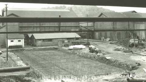 Construction du haut fourneau n°7 (Réhon)