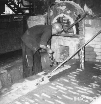 Allumage du haut fourneau n°5 (Réhon)