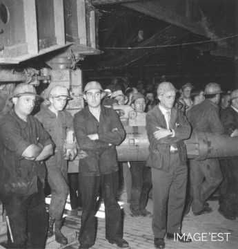Inauguration du haut fourneau n°5 (Réhon)