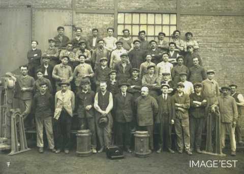 Le personnel de la fonderie de la Providence (Réhon)