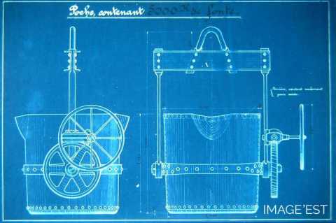 Plan d'une poche de coulée (Réhon)
