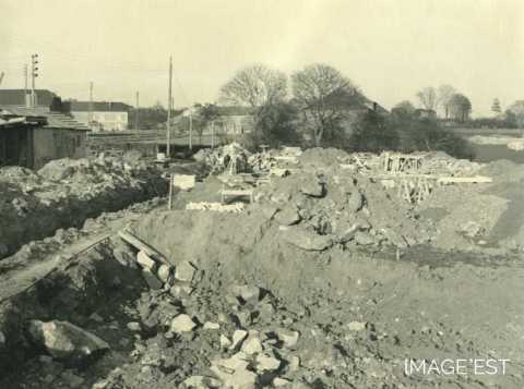 Construction du "lotissement des minières" (Lexy)