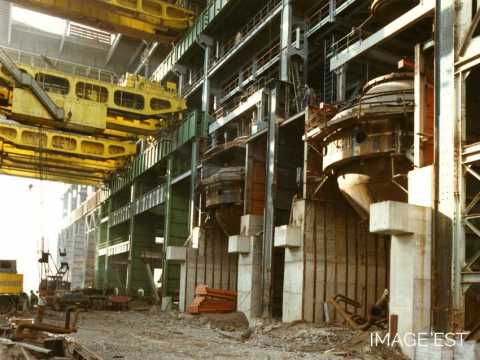 Construction de la nouvelle aciérie à la Providence (Réhon)
