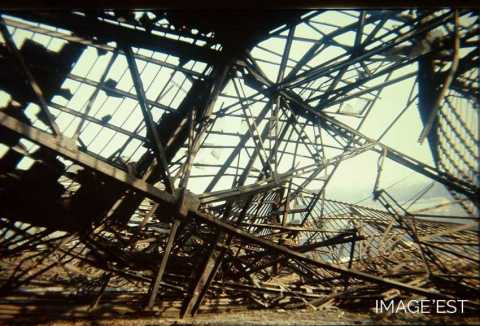 Destruction du magasin à feuillards de 720 (Réhon)