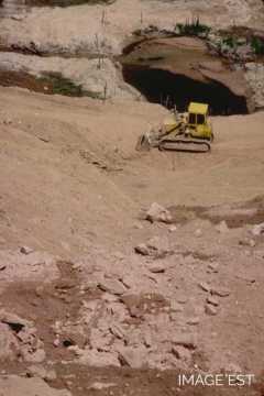 Chantier du lac de Pierre-Percée (Meurthe-et-Moselle)