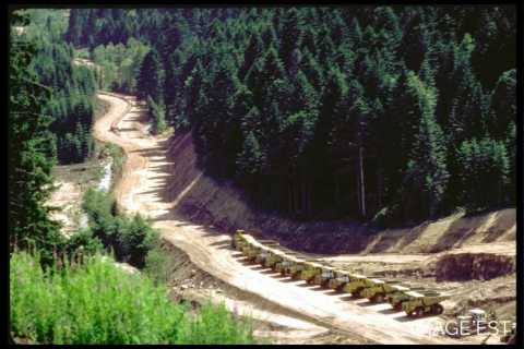 Chantier du lac de Pierre-Percée