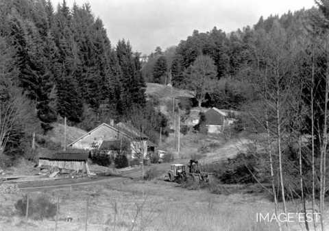 Chantier du lac de Pierre-Percée (Meurthe-et-Moselle)