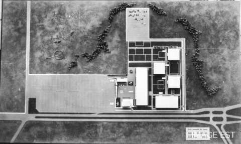 Maquette du Parc des expositions (Vandoeuvre-lès-Nancy)