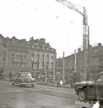 Chantier rue Raymond Poincaré (Nancy)