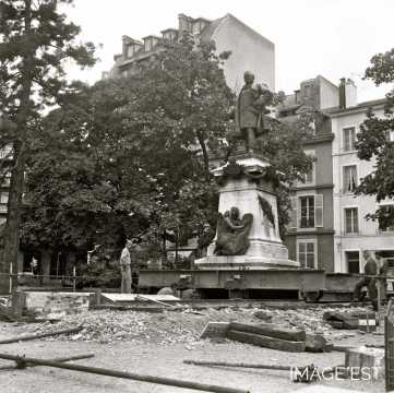 Opération de recul de la statue Thiers (Nancy)