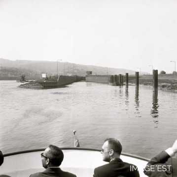 Inauguration de la Moselle canalise?e (Koenigsmacker)
