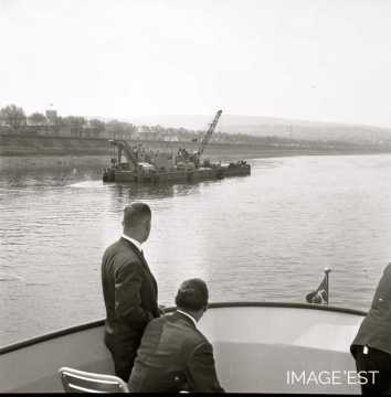 Inauguration de la Moselle canalise?e (Koenigsmacker)