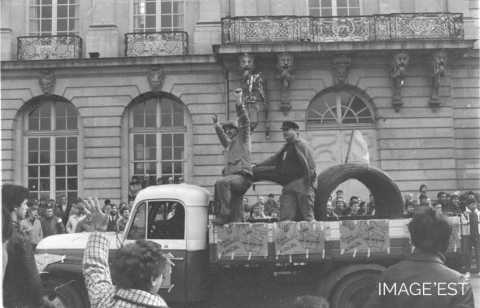 Manifestations de sidérurgistes (Nancy)