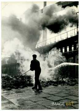 Refroidissement du coke incandescent (Sarre)