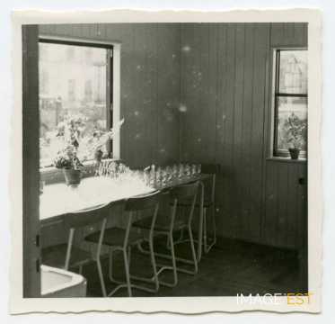 Intérieur d'une maison de démonstration (Sarrebruck)