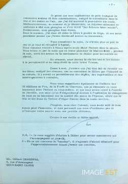 Lettre de Pierre Bindschedler (1973)