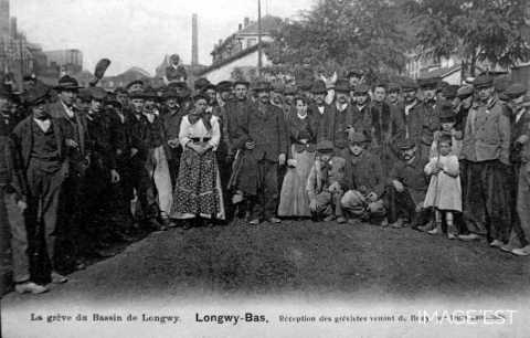 Accueil de grévistes (Longwy)