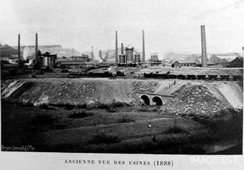 Usines du bassin sidérurgique de Longwy (1888)