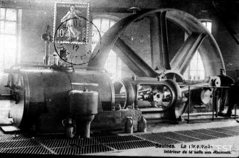 Salle des machines de la cimenterie (Saulnes)