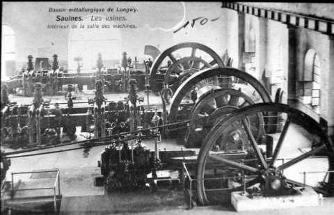 Salle des machines des usines (Saulnes)