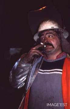 Fondeur au haut-fourneau U1 (Uckange)