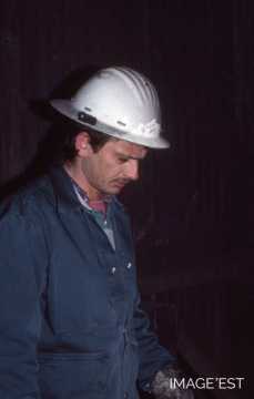 Fondeur au haut-fourneau U1 (Uckange)