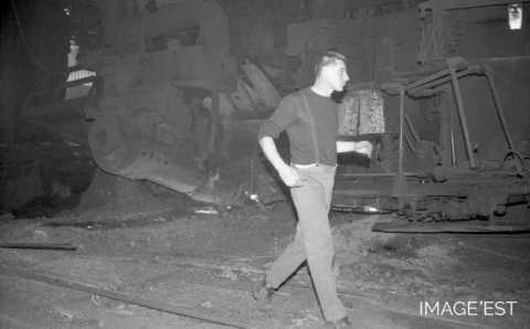 Sidérurgiste en pause (Uckange)