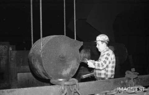 Décrochage du tunnel de protection (Uckange)