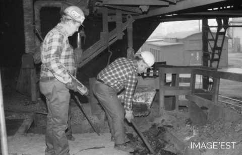 Désobstruction de la rigole à laitier (Uckange)