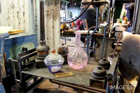 Modèles de production de la cristallerie (Portieux)