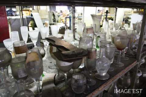 Anciennes productions de la cristallerie (Portieux)