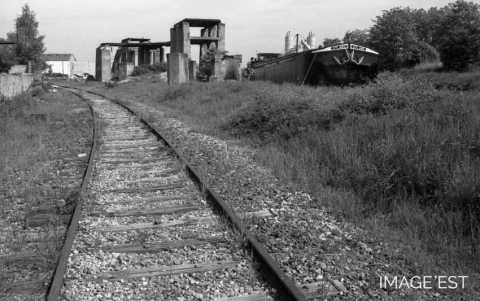 Rive du canal et voie SNCF Lobau Jarville-la-Malgrange (Jarville-la-Malgrange)