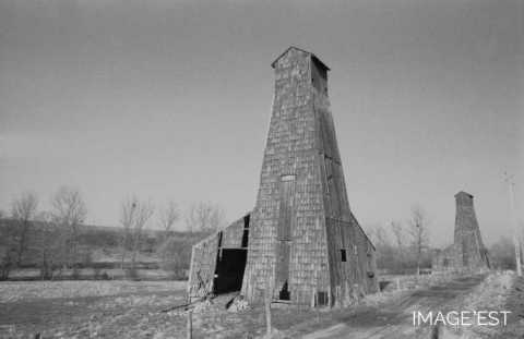 Chevalement de puits de saumure (Varangéville)
