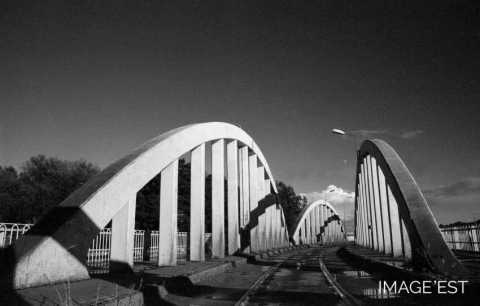 Pont bow-string de l'aciérie  (Pompey)