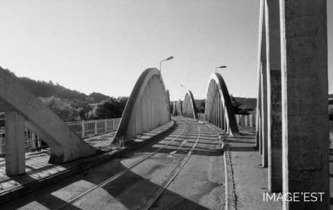 Pont bow-string de l'aciérie  (Pompey)