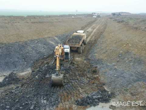 Travaux de terrassement (Cheminot)