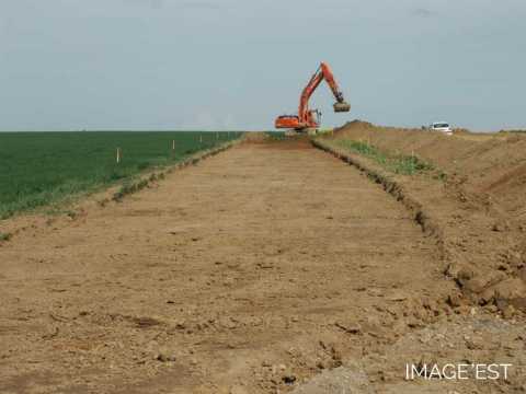 Travaux de terrassement (Cheminot)