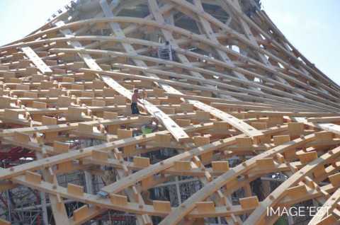 Charpente en bois du Centre Pompidou-Metz (Metz)