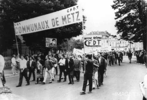 Manifestation ouvrière de 1966 (Metz)
