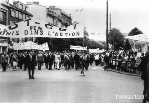 Manifestation ouvrière de 1966 (Metz)