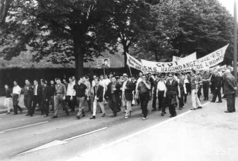 Manifestation ouvrière de 1966 (Metz)