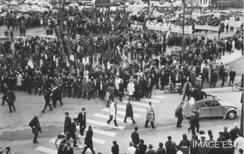 Manifestation ouvrière de 1966 (Metz)