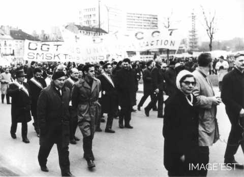 Manifestation ouvrière de 1967 (Metz)