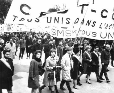 Manifestation ouvrière de 1967 (Metz)