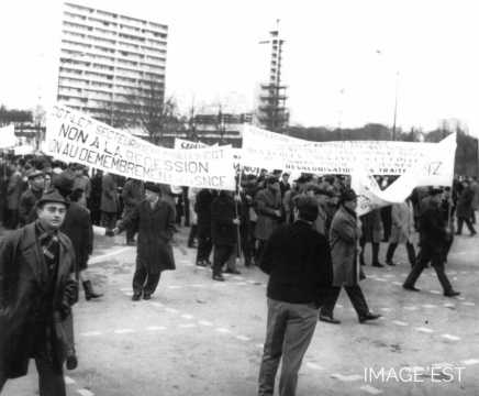 Manifestation ouvrière de 1967 (Metz)
