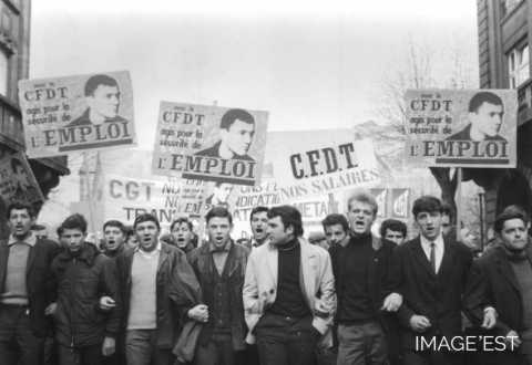 Manifestation ouvrière de 1967 (Metz)