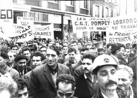 Manifestation ouvrière de 1966 (Metz)