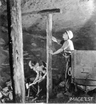 Boisage d'une galerie