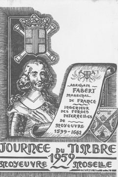 Journée du timbre en 1959 (Moyeuvre-Grande)
